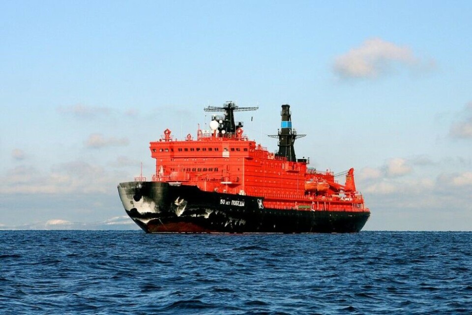 The Arctic Council session will take place on board the nuclear powered '50 Years Victory'