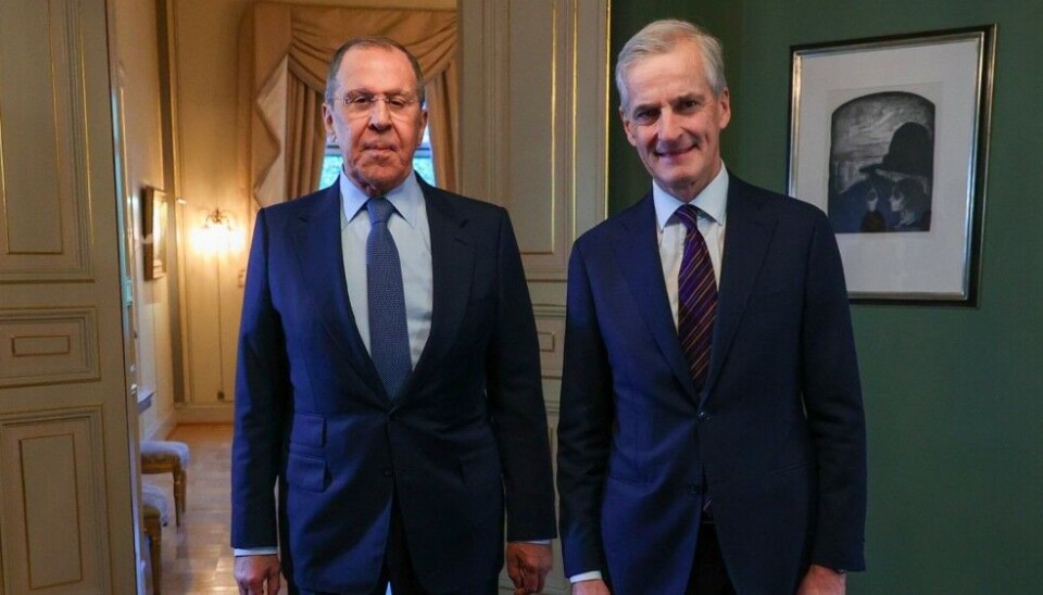Sergei Lavrov paid a brief visit to Oslo in late October 2021. Photo: mid.ru
