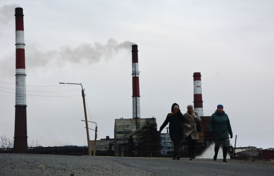 The Nornickel company town of Nikel is located along the border to Norway and Finland. Photo: Atle Staalesen
