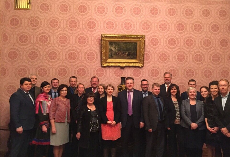 Barents working groups representatives in Moscow. Photo courtecy of Tomas Hallberg