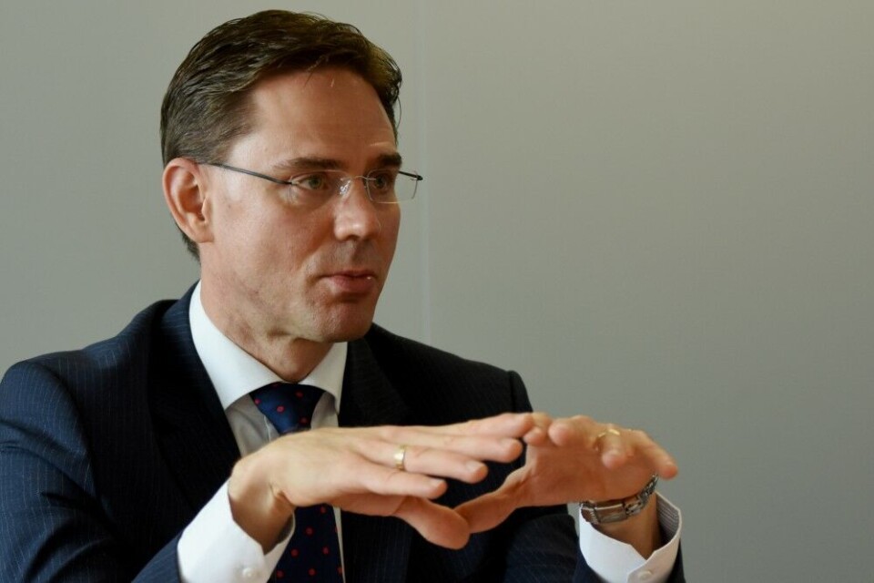 Former Finnish Prime Minister, now EU Vice-President and Commissioner Jyrki Katainen. Photo: Thomas Nilsen
