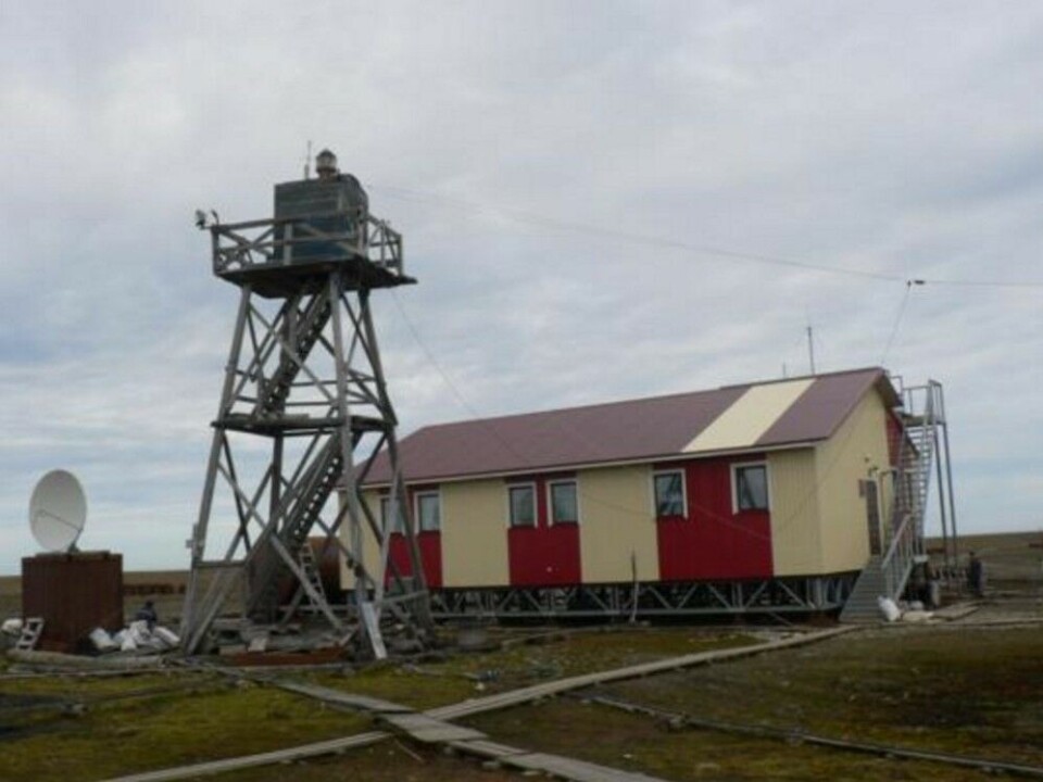 The research station at island Troynoy. Photo: sevmeteo.polarpost.ru