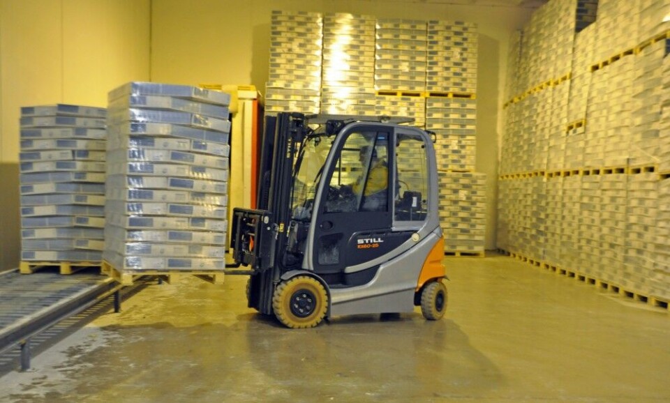 Fish warehouse in Northern Norway. Photo: Trude Pettersen