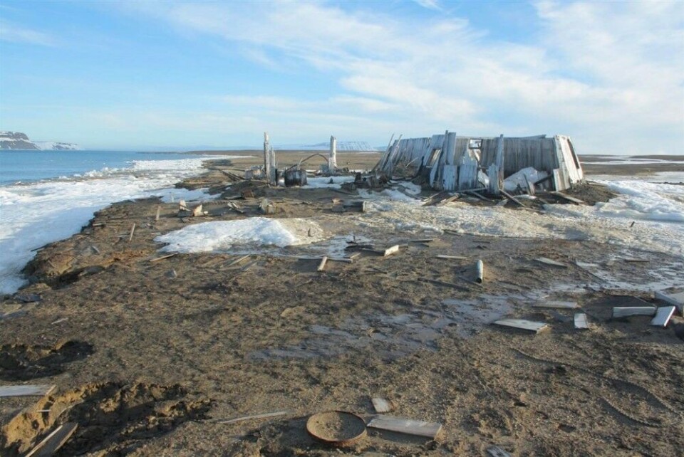 The remains of the Ziegler-Baldwin expedition. Photo: Yevgeny Yevmenov, rus-arc.ru