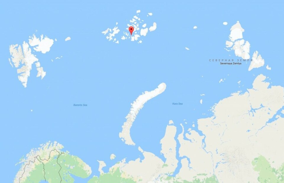 The Alger Island in Franz Josef Land