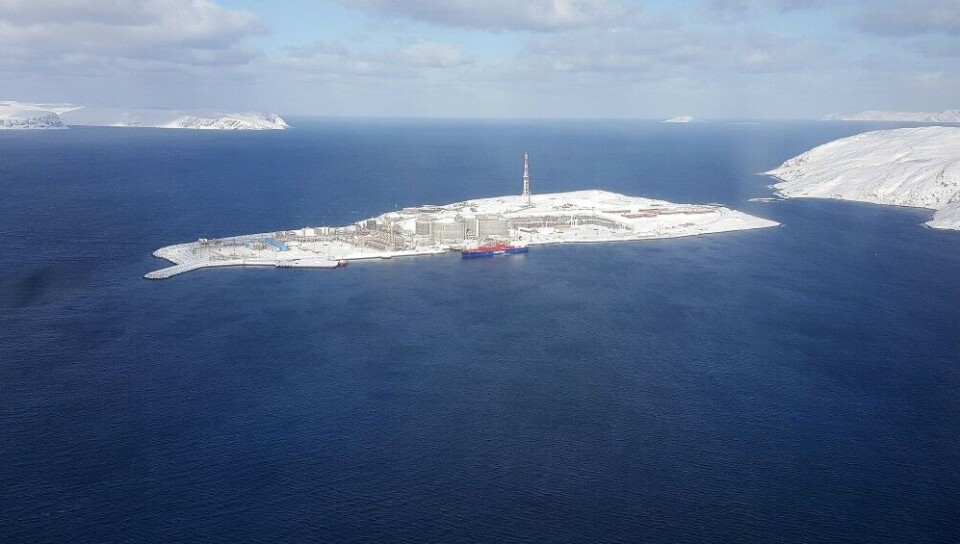 Hammerfest LNG plant is located on Melkøya, an island on the the Barents Sea coast in northernmost Norway. Photo: Thomas Nilsen
