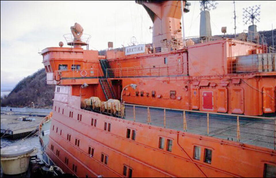 «Arktika» nuclear powered icebreaker. Photo: Thomas Nilsen