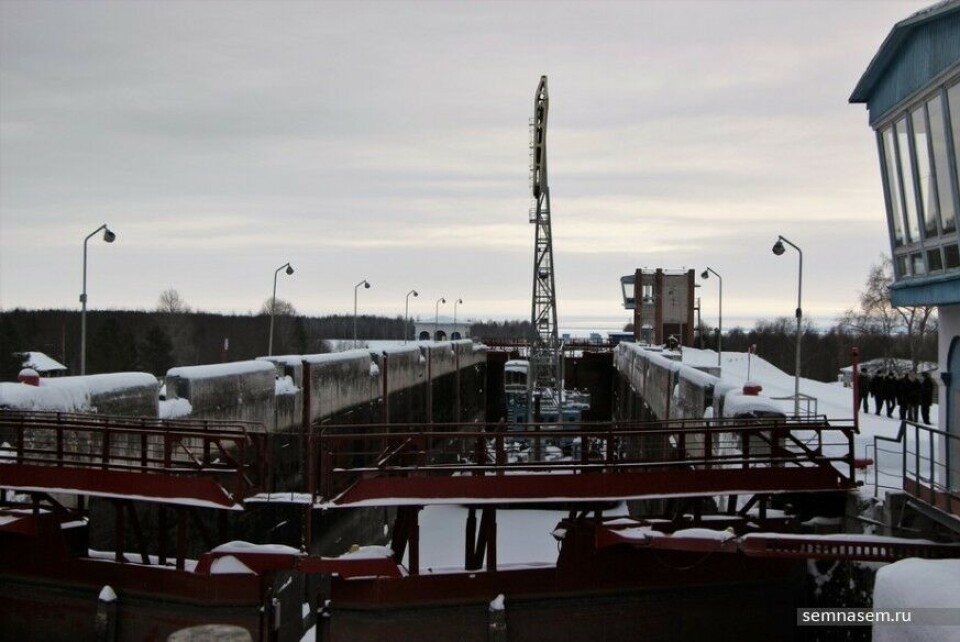 One of the canal chambers at the White Sea Canal. Photo: Gleb Yarovoy, 7x7-journal