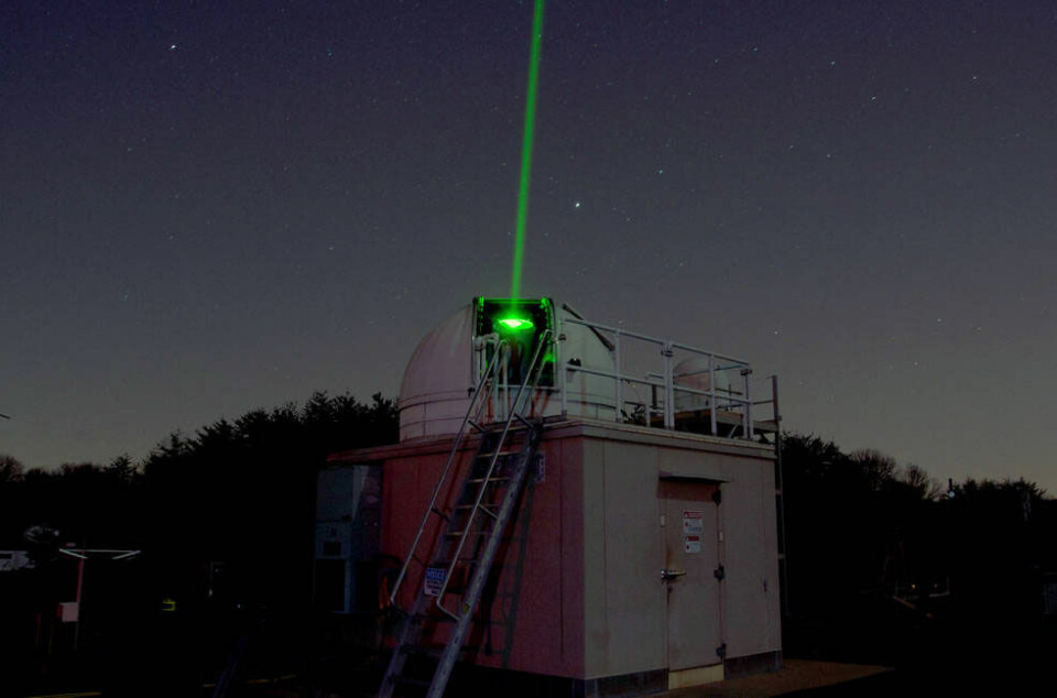 This new satellite laser will be installed at the Svalbard earth observatory. Photo: NASA