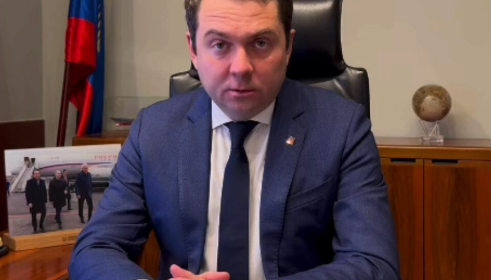In a video announcement, Andrei Chibis on 23nd of November said the migrants are starting to leave the border area towards Finland. Screenshot of video