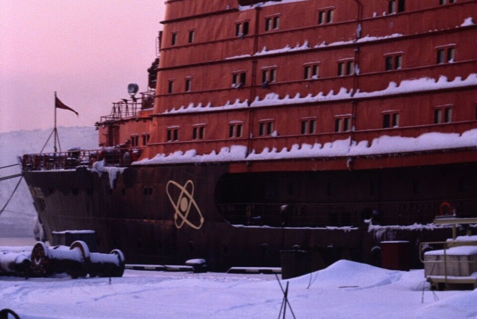 Russian Arktika-class nuclear-powered icebreaker. Photo: Thomas Nilsen