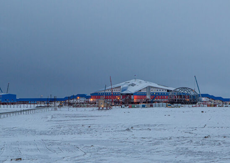 The 14,000 square metres military complex at the Nagurskoye base on Franz Josef Land in the Russian Arctic. Photo: mil.ru mil.ru