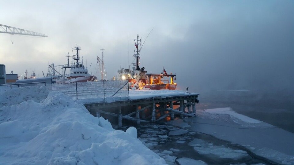 Замерзшая вода. Фото: Томас Нильсен