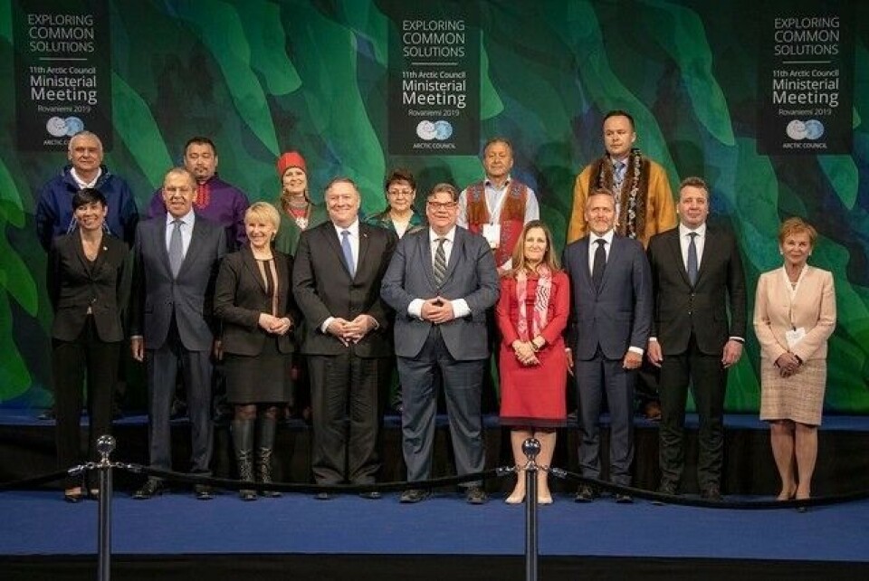 Members of the Arctic Council. Photo: US. State Department