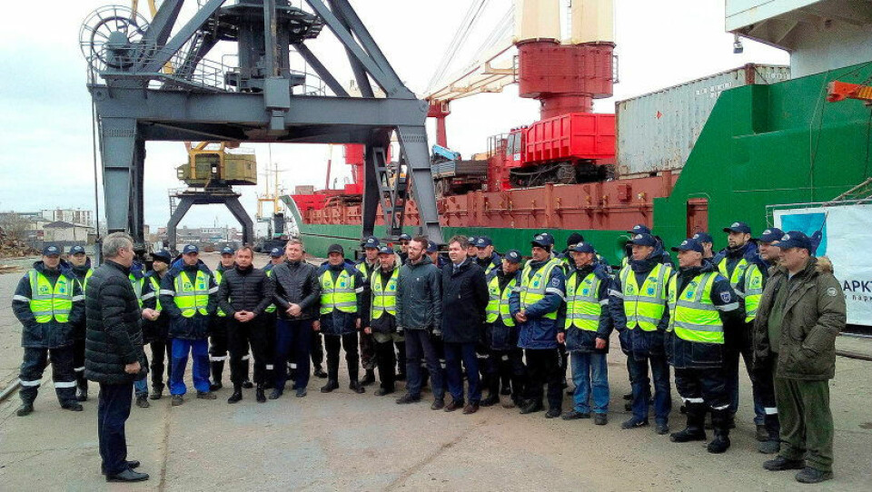 These men will spend months in the island of Graham Bell. Photo: Dvinaland.ru