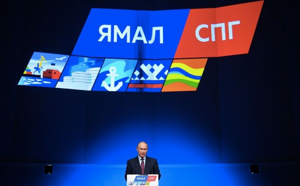 Vladimir Putin officially marks production-start at Novatek’s grand Yamal LNG. Photo: Kremlin.ru