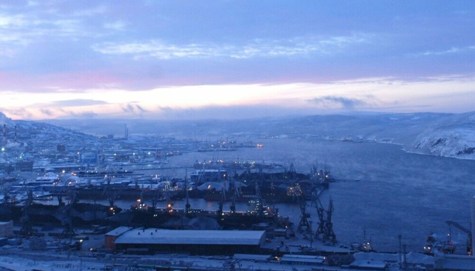 The ice-free Kola Bay has one of Russia's five biggest seaports. Photo: Atle Staalesen