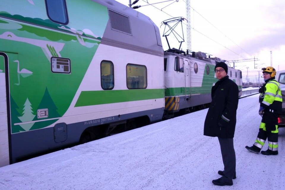 A Baltic tunnel could be linked with connection to the Arctic coast. Here from the current end-station in Rovaniemi. Photo: Atle Staalesen