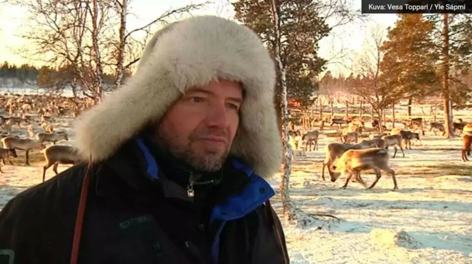 Veikko Feodoroff is reindeer herder and Skolt Sámi representative. Photo: Vesa Toppari, Yle
