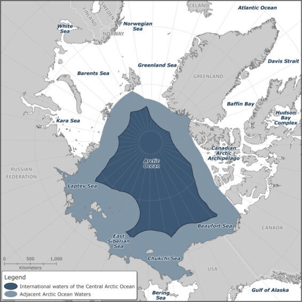 Central Arctic Ocean. Source: Marine Policy