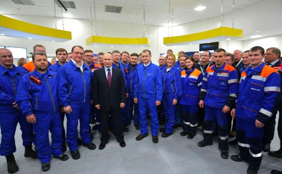 Vladimir Putin in Sabetta, the new Arctic port in Yamal, December 2017. Photo: Kremlin.ru