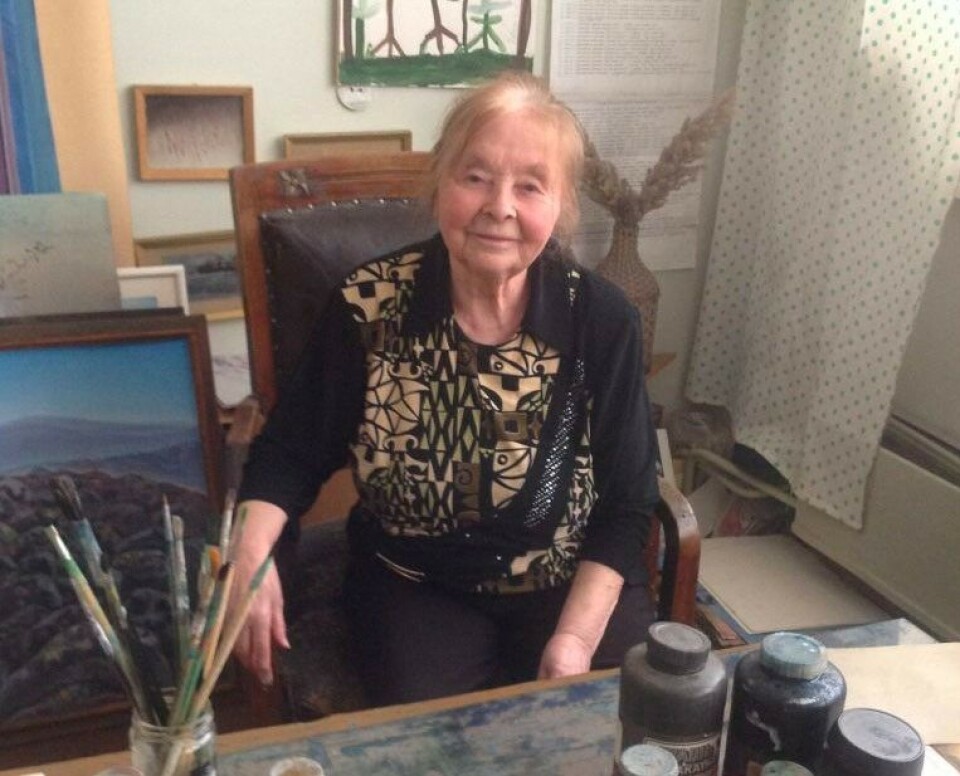 Artist Tamara Zuyeva. Photo: Tatiana Britskaya