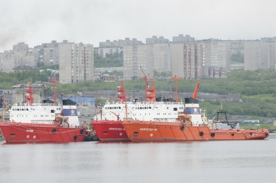 Supply vessels for Russia’s offshore oil and gas exploration use Murmansk as home port. Photo: Thomas Nilsen