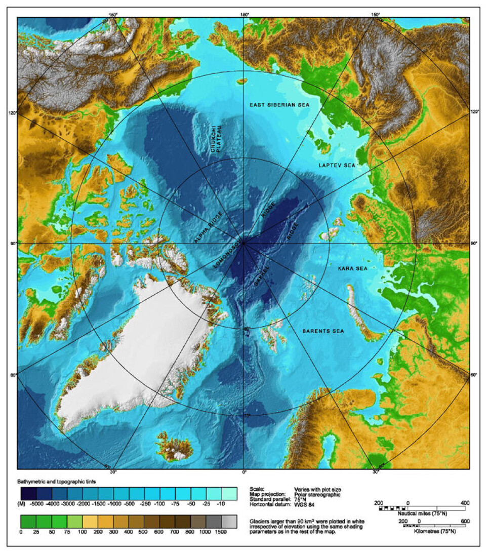 The International Bathymetric Chart of the Arctic Ocean. (IBCAO)