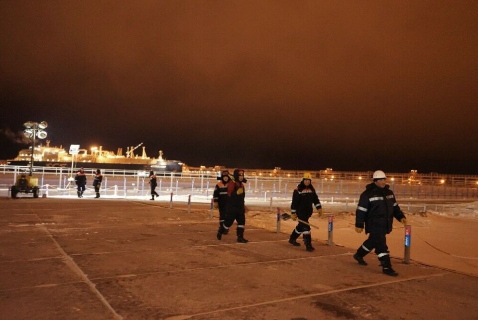 Russian LNG terminal Sabetta. Photo: Atle Staalesen