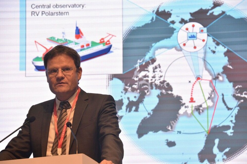 Markus Rex is leading scientist at the MOSAiC. Photo: Atle Staalesen