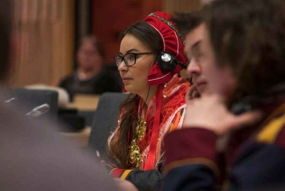 Member of Sami Parliament Neeta Jääskö. Photo: Vesa Toppari, Yle