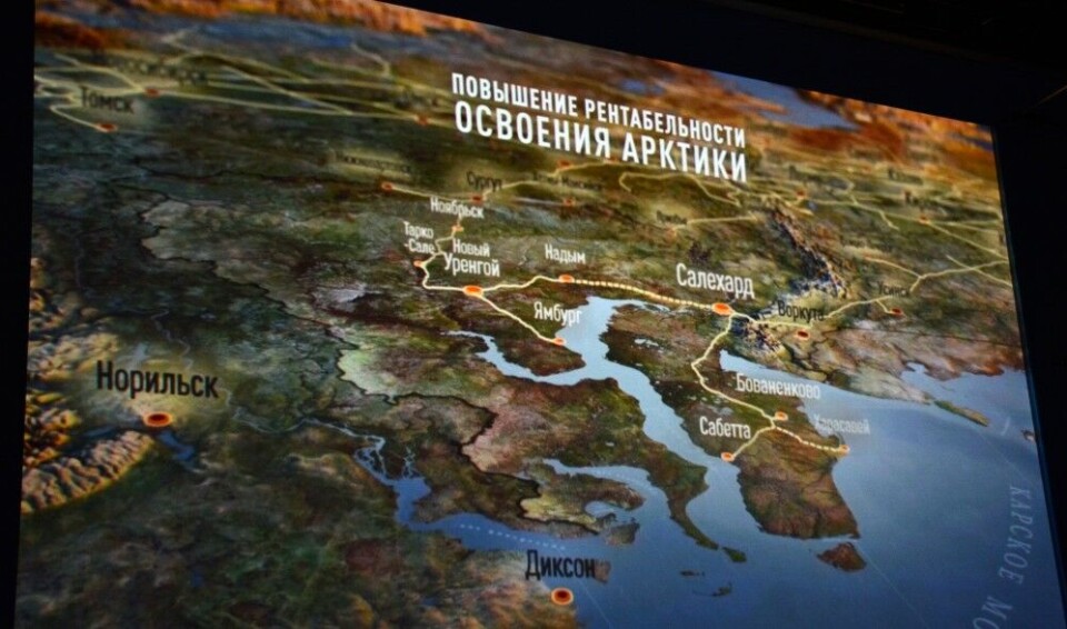 Photo of project presentation by Atle Staalesen