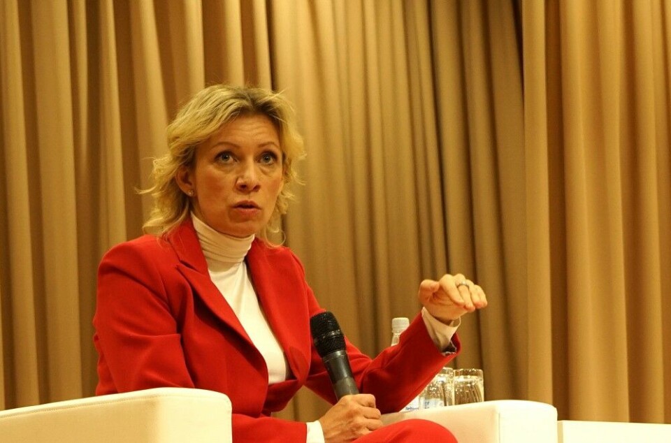 Maria Zakharova is press spokeswoman for the Russian Ministry of Foreign Affairs. Archive photo by Atle Staalesen