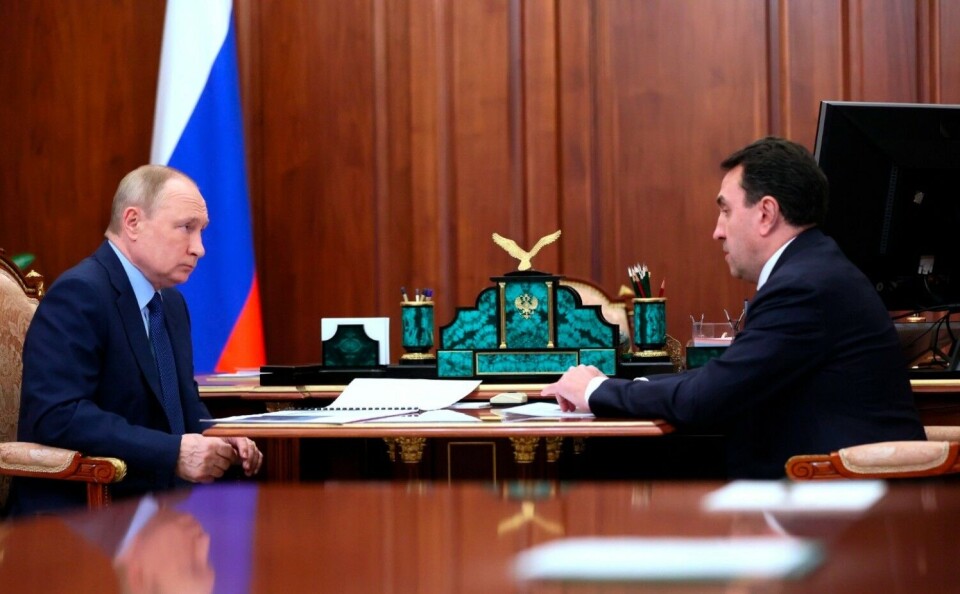 Oleg Novachuk, CEO of KAZ Minerals meets Putin in the Kremlin. Photo: Kremlin.ru