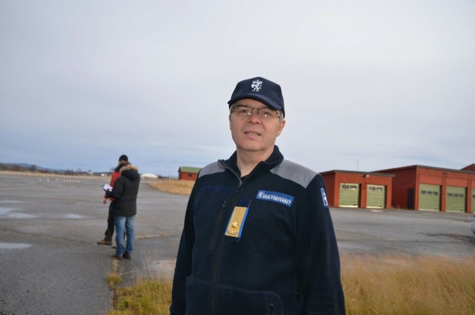 Terje Meyer is Head of the local Norwegian Civil Defence unit. Photo: Atle Staalesen