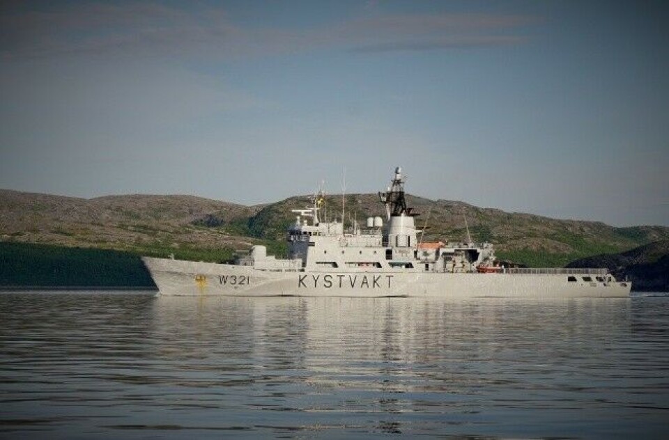 'KV Senja' is this week visiting Arkhangelsk in the White Sea. Archive photo: Thomas Nilsen