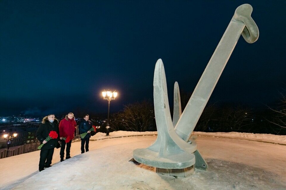 Memorial for those who died at sea. Photo: Ministry of Information Policy of the Murmansk Region