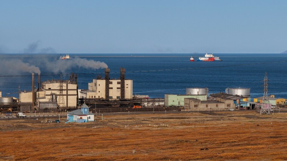 Floating NPP Akademik Lomonosov towed to Pevek in September 2019. Photo: Rosatom
