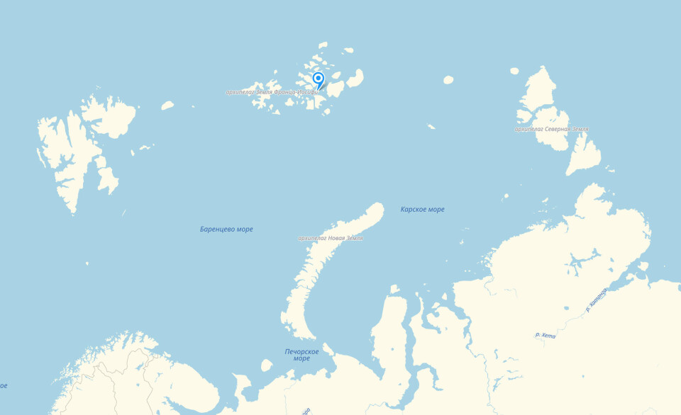 The Heiss Island in the archipelago of Franz Josef Land