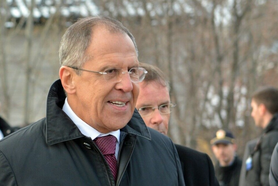 Russian Foreign Minister Sergey Lavrov. Photo: Thomas Nilsen