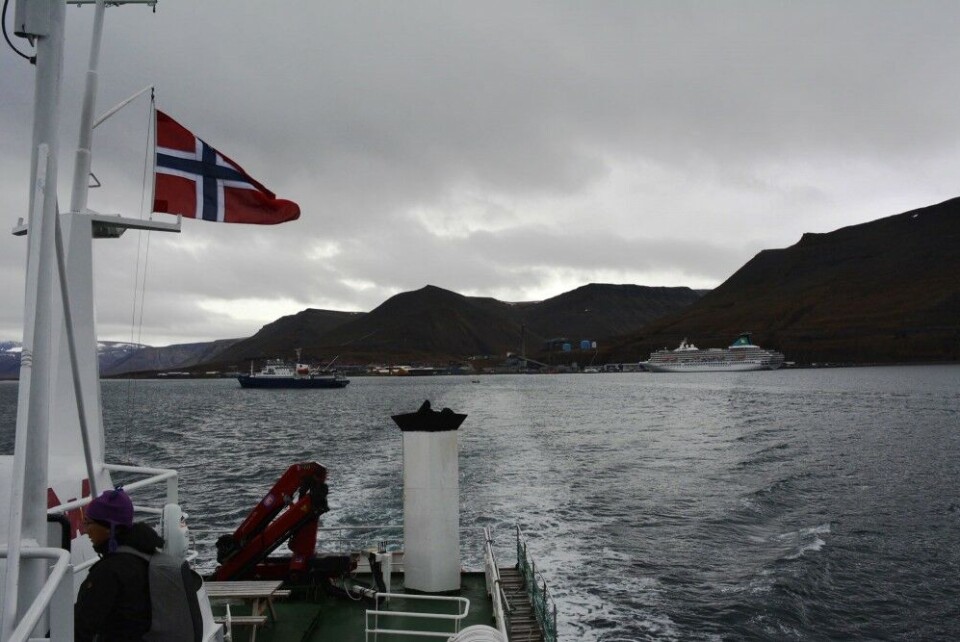 Setting out from Longyearbyen, Svalbard. Photo: Atle Staalesen