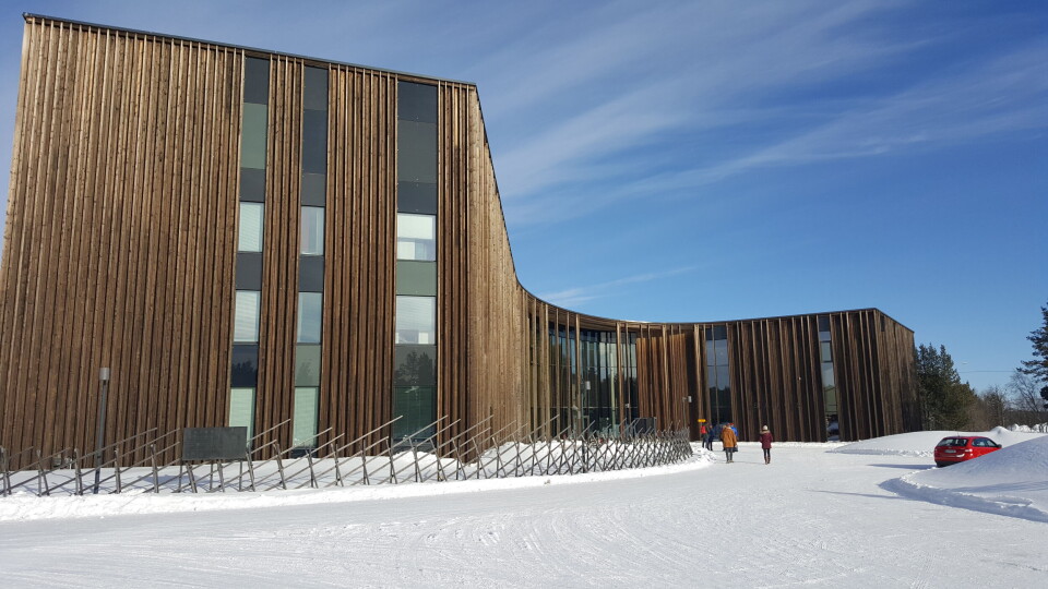 Sajos, the Sami cultural and administrative centre and home to the Sami Parliament of Finland in the village of Inari. Photo: Thomas Nilsen