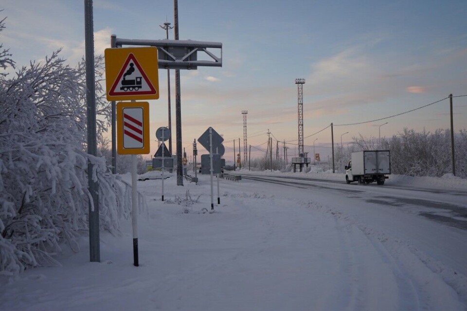 The current railway line ends in Labytnangi on the western side of River Ob. Photo: Atle Staalesen
