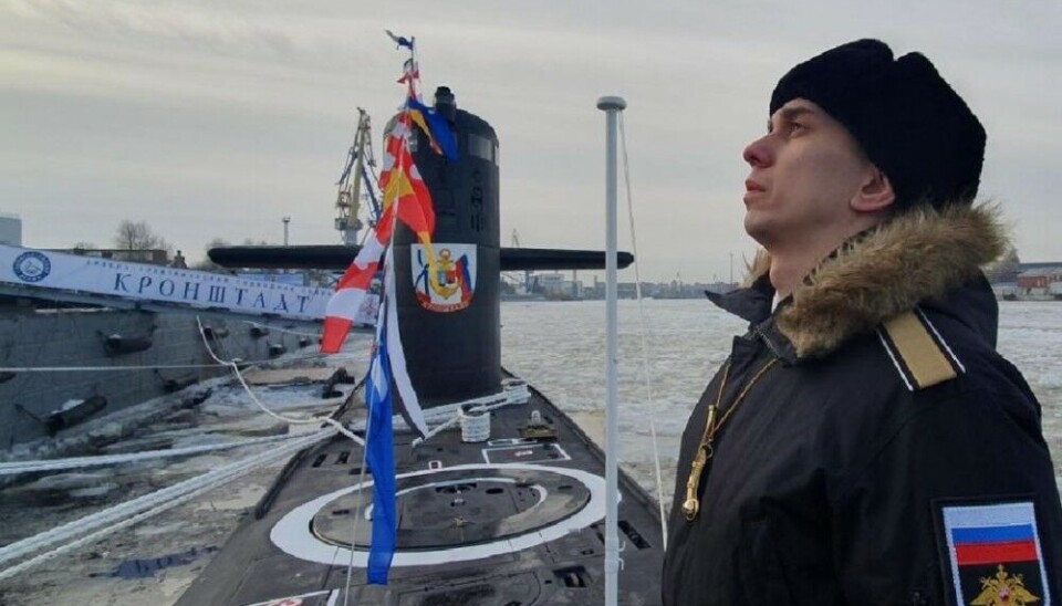 The Project 677 Lada Class sub Kronshtadt is handed over to the Russian Navy in a ceremony at the Admiralty Yard in St.Petersburg. Photo: Russian Armed Forces