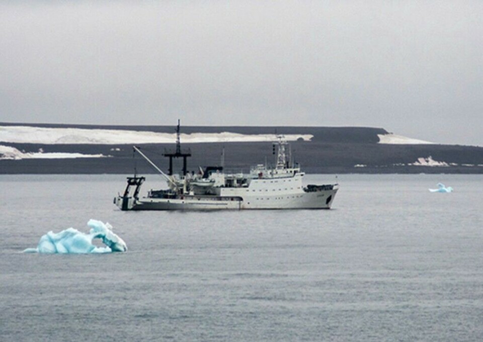 A Russian military research vessel in Arctic waters. Photo: mil.ru