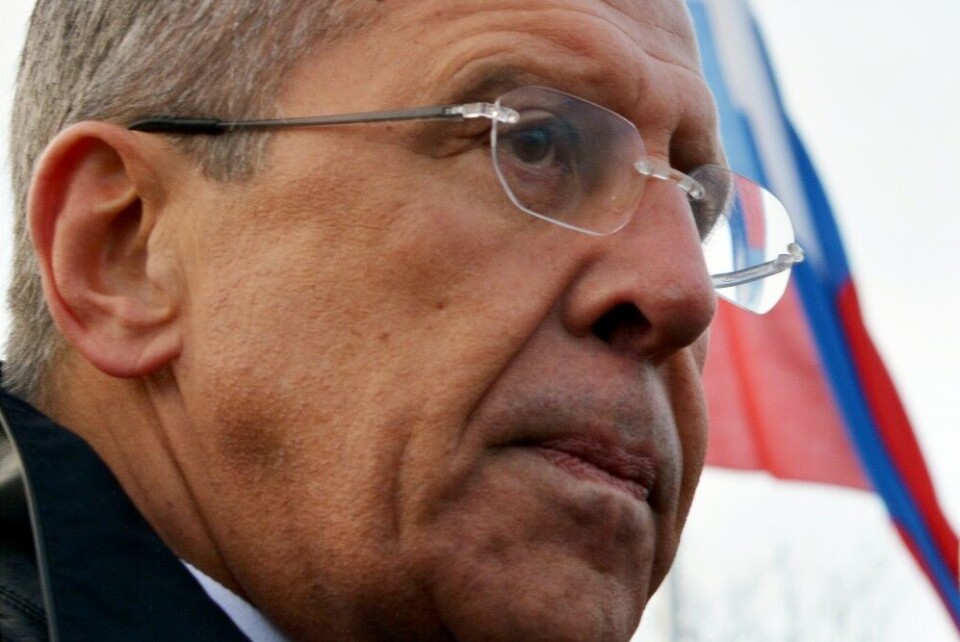 Foreign Minister Sergey Lavrov. Photo: Thomas Nilsen