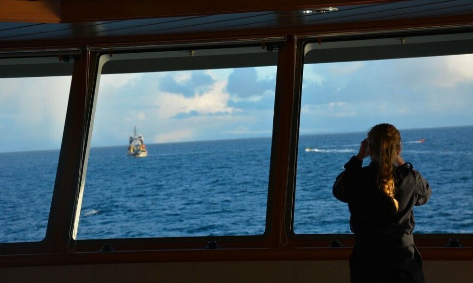 Norwegian Coast Guard patrol in Barents Sea. Photo: Atle Staalesen
