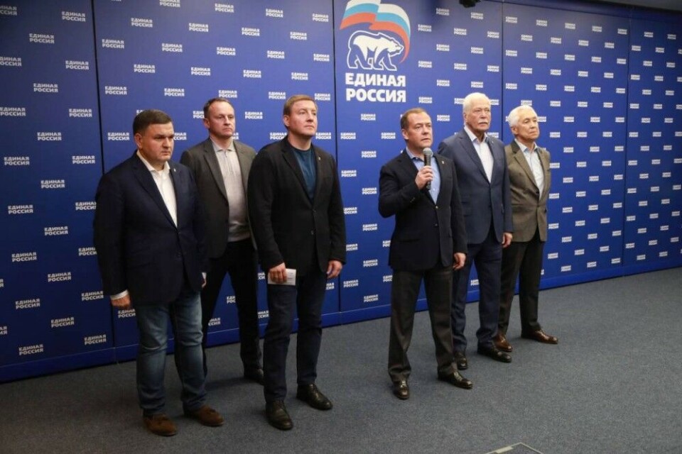 Dmitry Medvedev argues that election result is sign of support for Putin and the war against Ukraine. Photo: United Russia Party