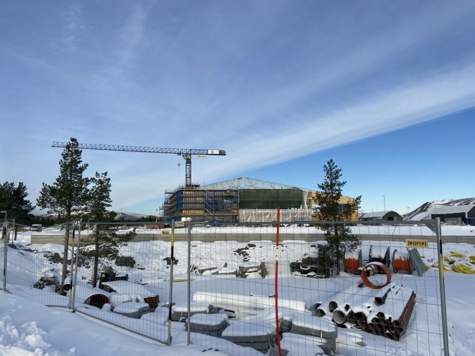 New aqua park, congress centre, schools and other key buildings of the new centre are currently under construction about 3 kilometres east of today's city center. Photo: Thomas Nilsen