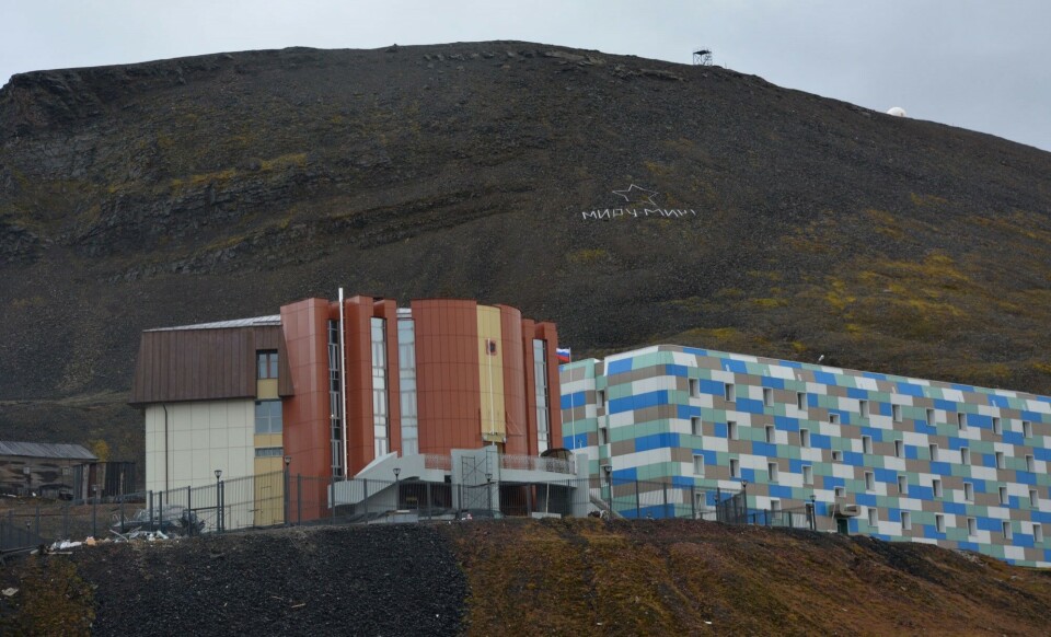 The Russian General Consulate building in Barentsburg, Svalbard. Photo: Atle Staalesen